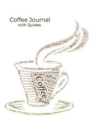 Cover of Coffee Journal with Quotes