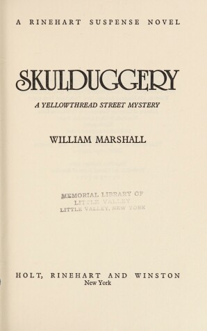 Cover of Skulduggery