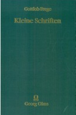 Cover of Kleine Schriften