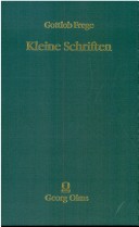 Book cover for Kleine Schriften