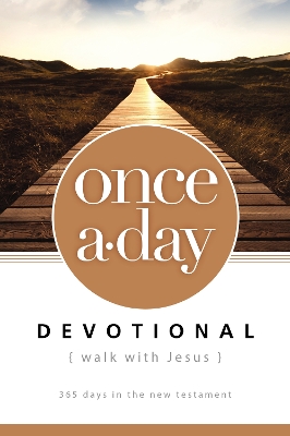 Book cover for NIV, Once-A-Day Walk with Jesus Devotional, Paperback