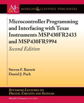 Book cover for Microcontroller Programming and Interfacing with Texas Instruments MSP430FR2433 and MSP430FR5994