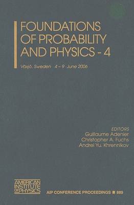 Cover of Foundations of Probability and Physics