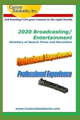 Cover of 2020 Broadcasting/Entertainment Directory of Search Firms and Recruiters