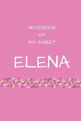 Book cover for Notebook of my sweet Elena