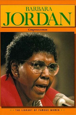 Cover of Barbara Jordan, Congresswoman