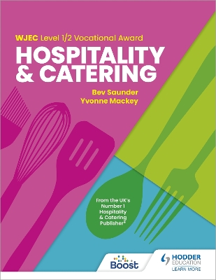 Book cover for WJEC Level 1/2 Vocational Award in Hospitality and Catering