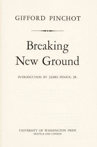 Cover of Breaking New Ground