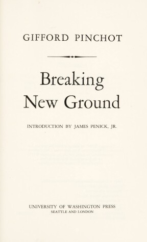 Book cover for Breaking New Ground