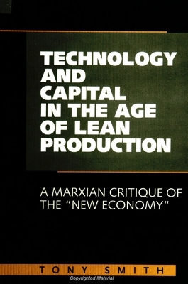 Book cover for Technology and Capital in the Age of Lean Production