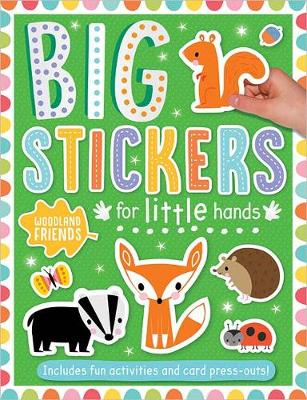 Book cover for Big Stickers for Little Hands Woodland Friends