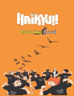 Book cover for Haikyuu Coloring Book