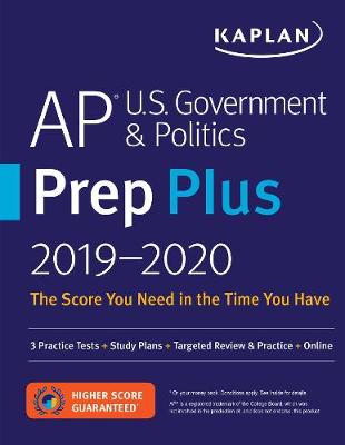 Cover of AP U.S. Government & Politics Prep Plus 2019-2020