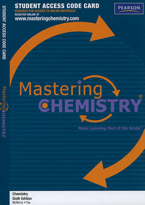 Book cover for Mastering Chemistry -- Standalone Access Card -- for Chemistry