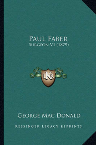 Cover of Paul Faber Paul Faber