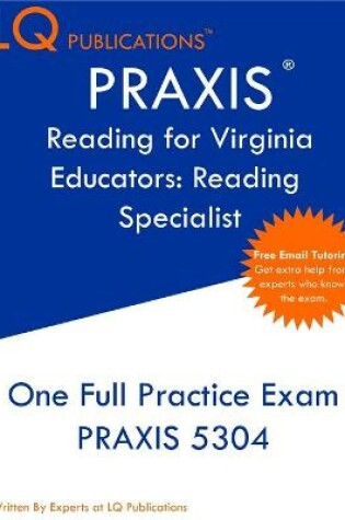 Cover of PRAXIS Reading for Virginia Educators Reading Specialist