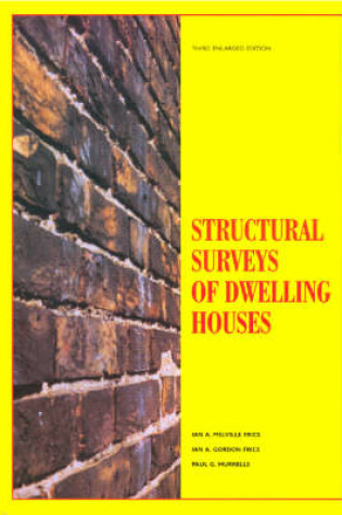 Cover of Structural Surveys of Dwelling-houses