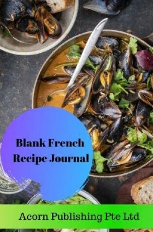 Cover of Blank French Recipe Journal