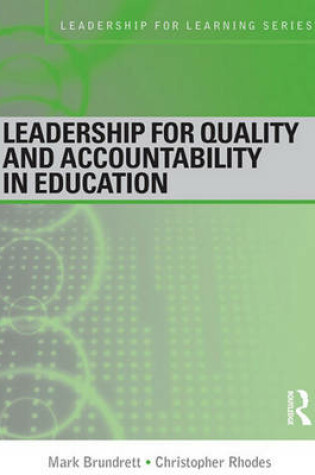 Cover of Leadership for Quality and Accountability in Education