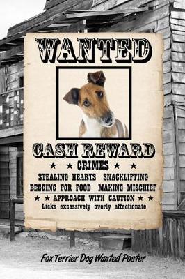 Book cover for Fox Terrier Dog Wanted Poster