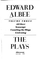 Book cover for Plays, Vol. 3