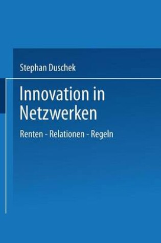 Cover of Innovation in Netzwerken