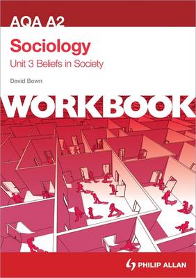 Book cover for AQA A2 Sociology Unit 3 Workbook: Beliefs in Society