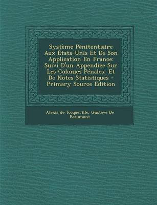 Book cover for Systeme Penitentiaire Aux Etats-Unis Et de Son Application En France