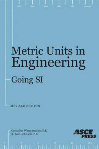 Cover of Metric Units in Engineering