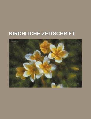 Book cover for Kirchliche Zeitschrift (2)