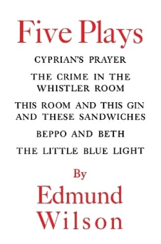 Cover of Five Plays