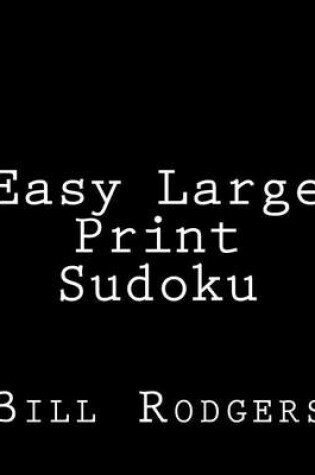 Cover of Easy Large Print Sudoku