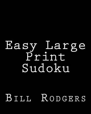 Book cover for Easy Large Print Sudoku