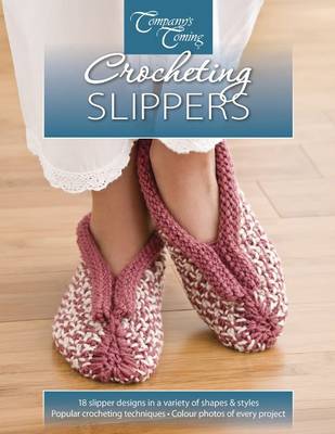 Book cover for Crocheting Slippers