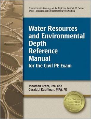 Book cover for Ppi Water Resources and Environmental Depth Reference Manual for the Civil PE Exam - A Complete Reference Manual for the Ncees Pe Civil Exam