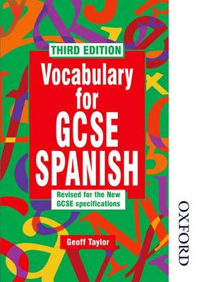 Book cover for Vocabulary for GCSE Spanish