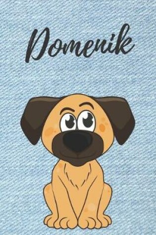 Cover of Domenik Hund-Malbuch / Notizbuch Tagebuch