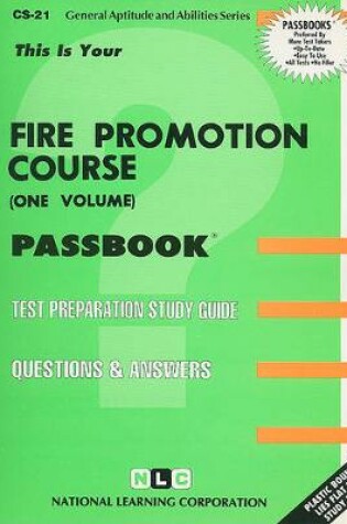 Cover of FIRE PROMOTION COURSE (ONE VOLUME)