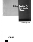 Book cover for Using Quattro Pro 5