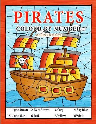 Book cover for Pirates Colour By Number