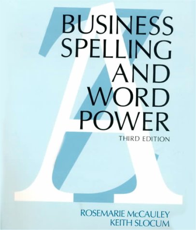 Book cover for 3/E Business Spelling & Word Power