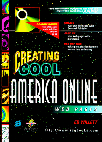 Book cover for America Online's Creating Cool Web Pages