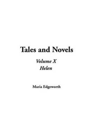Cover of Tales and Novels, V10