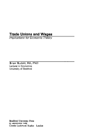 Book cover for Trade Unions and Wages