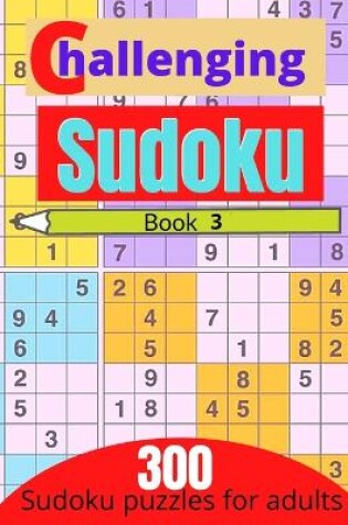 Cover of Challenging sudoku book 3