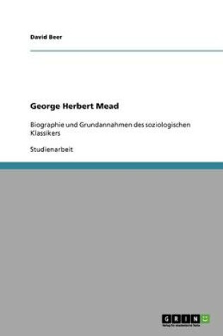 Cover of George Herbert Mead