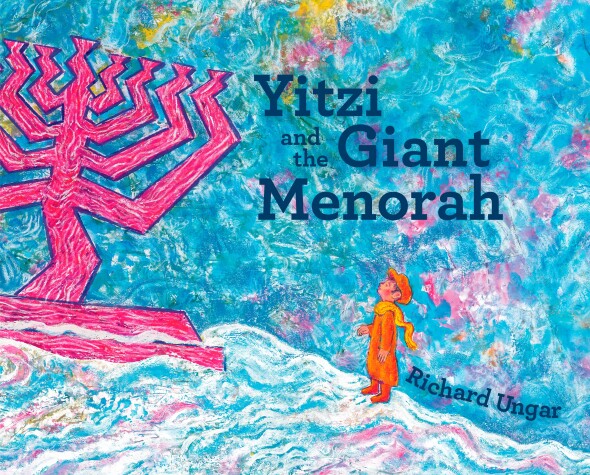 Book cover for Yitzi and the Giant Menorah