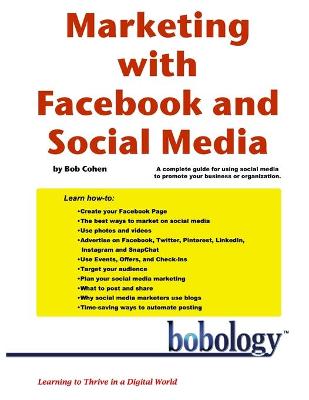 Book cover for Marketing with Facebook and Social Media