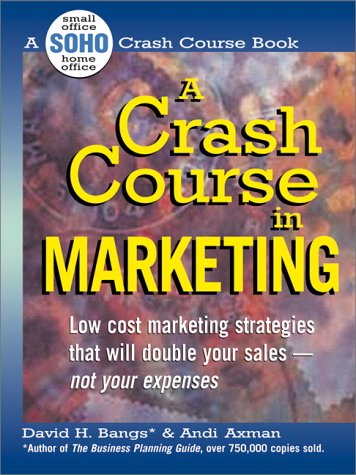 Book cover for A Crash Course in Marketing