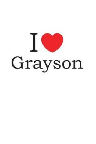 Cover of I Love Grayson